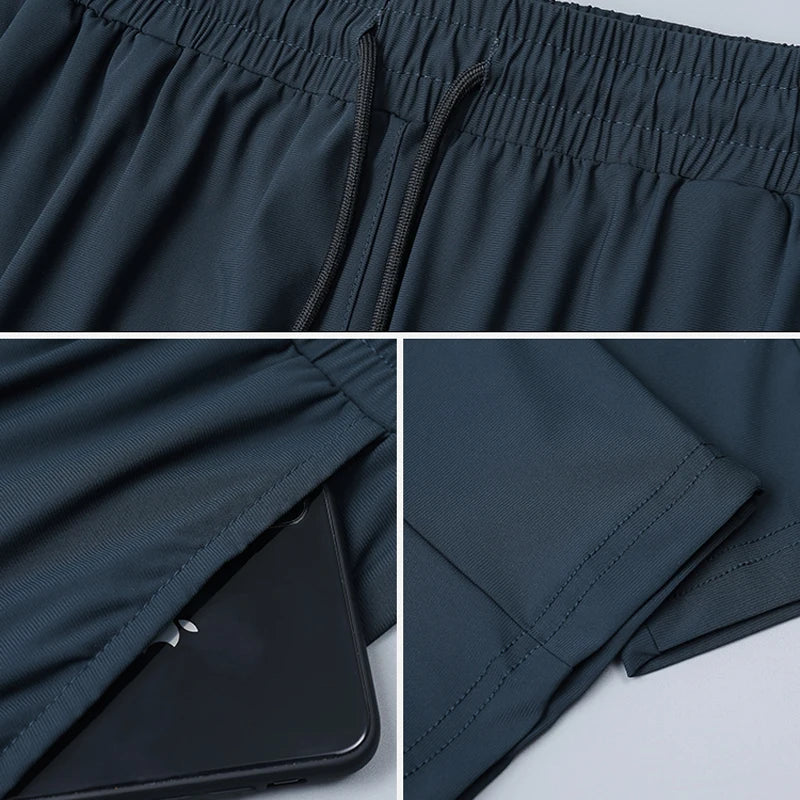 Summer elásticos que corren pantalones deportivos pantalones de chándal para jogging entrenamiento casual de entrenamiento al aire libre pantalones de gimnasio