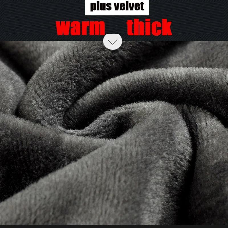 Thermal Wear For Men Long johns Cotton Thermal Underwear Set Turtleneck Long Johns Fleece Thicken Long Pants Suit Cotton Sweater