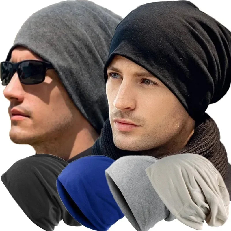 Winter Warm Beanie Hats for Men Women Stylish Casual Soft Stacking Knitted Bonnet Cap Unisex Stretchy Hip Hop Skullies Caps