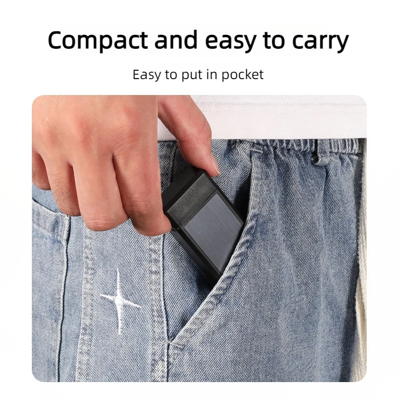 Fashion Folding Stainless Steel Reading Glasses Compact Portable Lighter Case Presbyopic Glasses Business Hyperopia Glasses