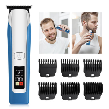 Hair Cutting Machine Professional Hair Trimmer 7200 RPM Clipper Barber Cordless Haircut Machine Metal TrimmerBeard Trimmer Men