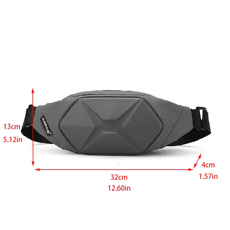 Waterproof  Men Chest Bags Fashion Solid Color Ride Waist Packs High Quality Unisex Fanny Pack Travel Storage Crossbody Bag Male