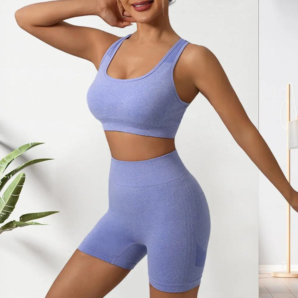 Women Sports Suit Yoga Outfit Exerction Set per le donne Mandgings High Waist Bra Fitness Outfit per il reggiseno da yoga da allenamento in palestra