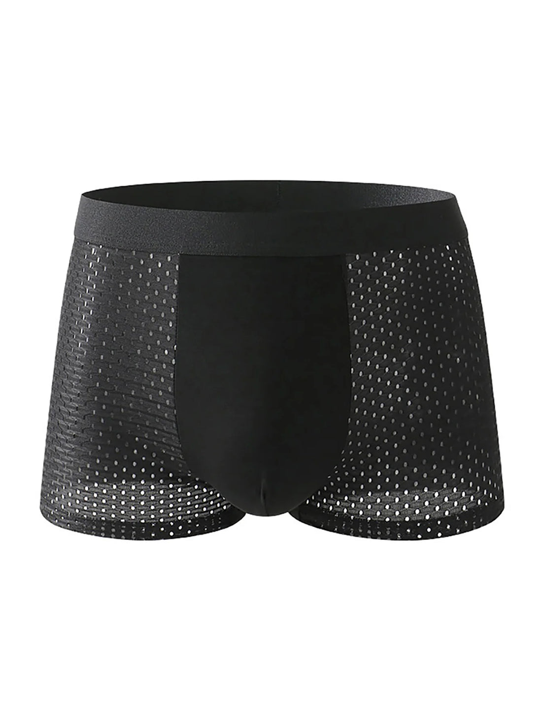 8-Pack Men's Ice Silk Mesh Boxers - Breathable Mesh, 8 Counts, Multi - Color