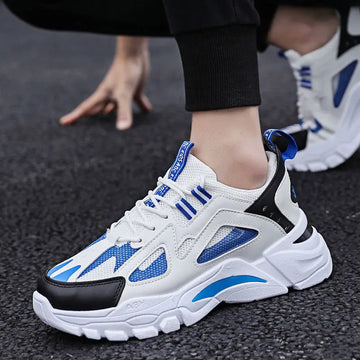 2025 Fashion New Men's Casual Comfortable Shoes Platform Fashionable Versatile Male Sneakers Men Mesh Breathable Running Shoes