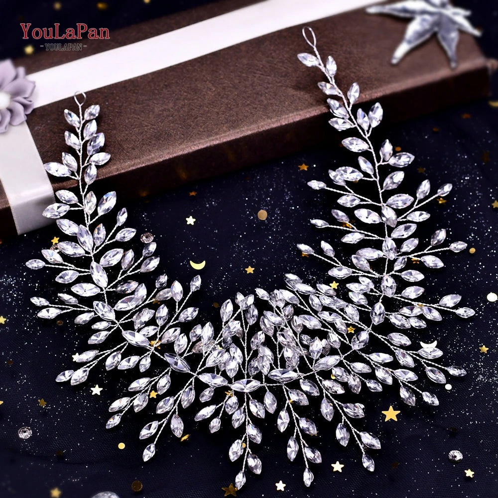 YouLaPan Bridal Rhinestone Belts Accessories Party Wedding Dress Belt Bride Sash Bridesmaid Handmade Gift SH237