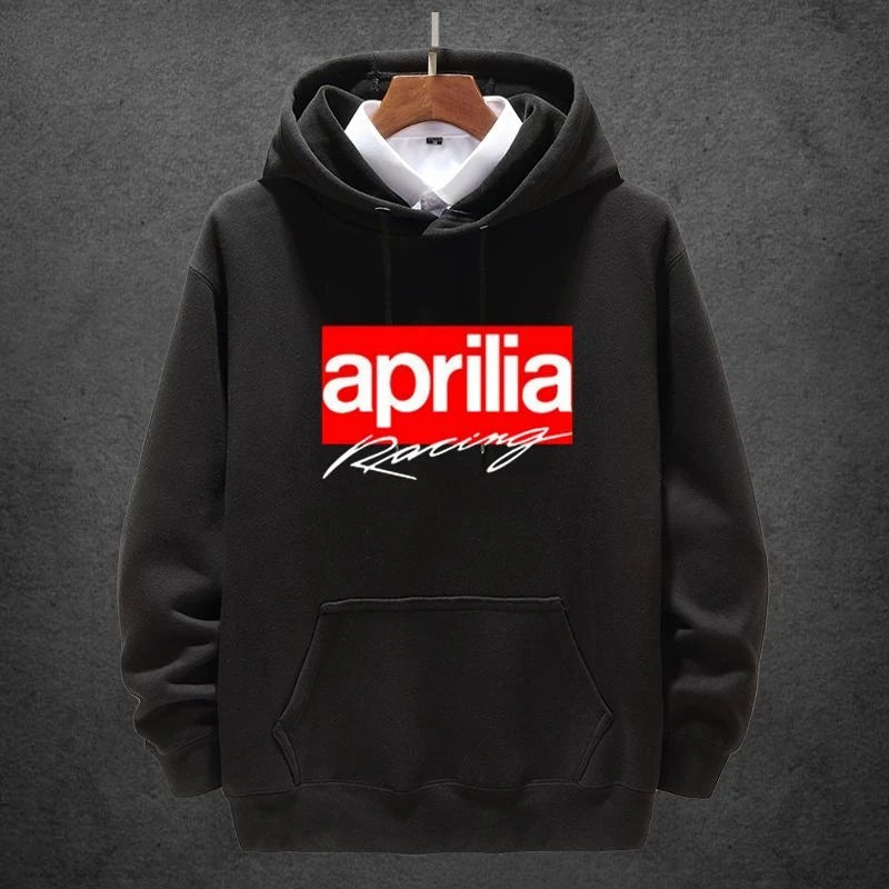 Aprilia Hoodie Motorcycle Heavy Locomotive Culture Clothes Men and Women Autumn and Winter Pullover Jacket Cycling Casual Hoodie