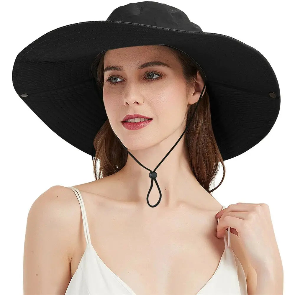 Boonie Bucket Cap Summer Fishing UV Sun Protection Men Women Wide Visor Brim Hat Outdoor hat