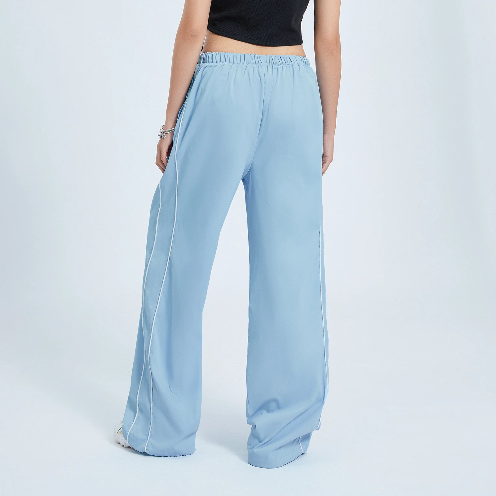 Femmes S Y2K Pantalon de cargaison de taille élastique