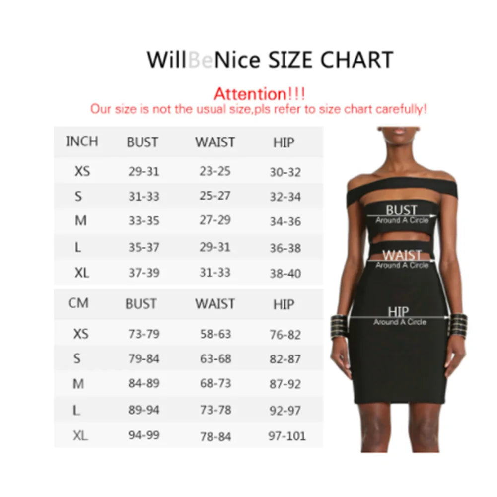 WillBeNice Bright Yellow Runway Bandage Mini Knitted Dress Women Bustier Sexy High Street Elastic Vestidos Short Dress