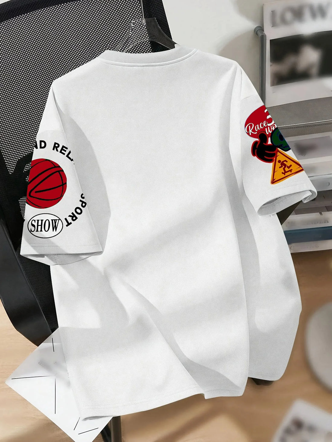 Summer 2025 new men's T-shirt casual and fashionable 3D printed top comfortable and soft polyester men's T-shirt