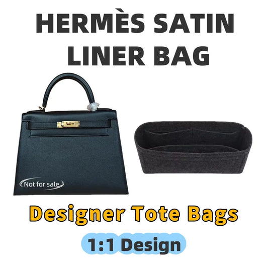 Suitable for Hermes Birkin25 30 35 liner storage bag platinum bag middle bag lining inner bag