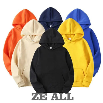 Fashion Men's Hoodie Casual Hoodies Pullovers Sweatshirts Men's Top Solid Color Hoodies Sweatshirt Male