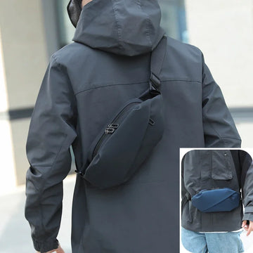 Men Minimalist Outdoor Sports Running Jogging Waist Bag Man Waterproof Fanny Pack Stylish Cross Body Belt Bag Waist Bag for Men