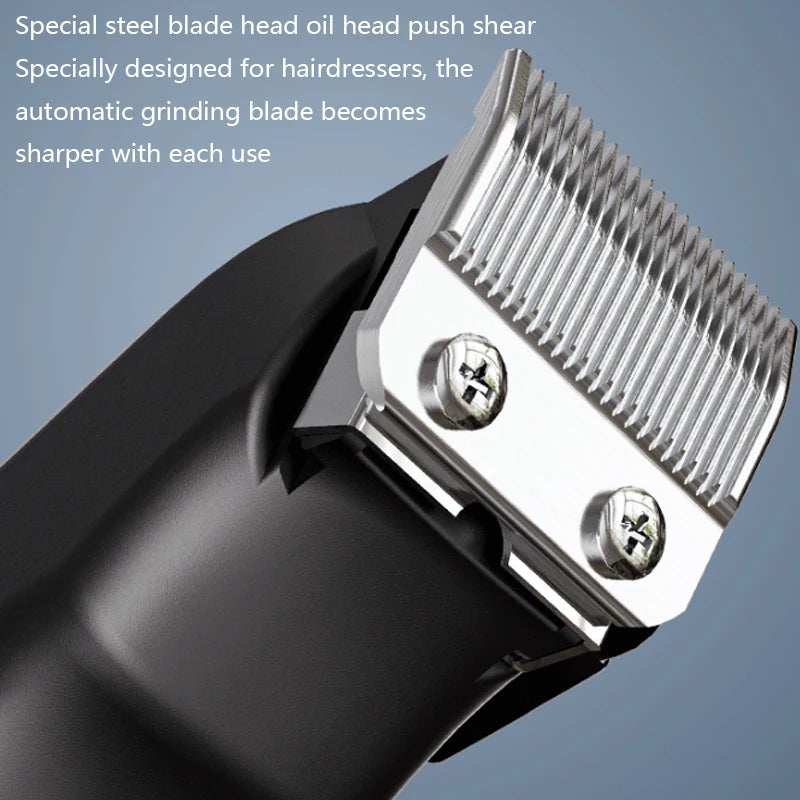 Professional Hair Clipper for Men Rechargeable Man Hair Trimmer Shaver Electric Hair Cutting Machine Barber Hair Cutting Clipper