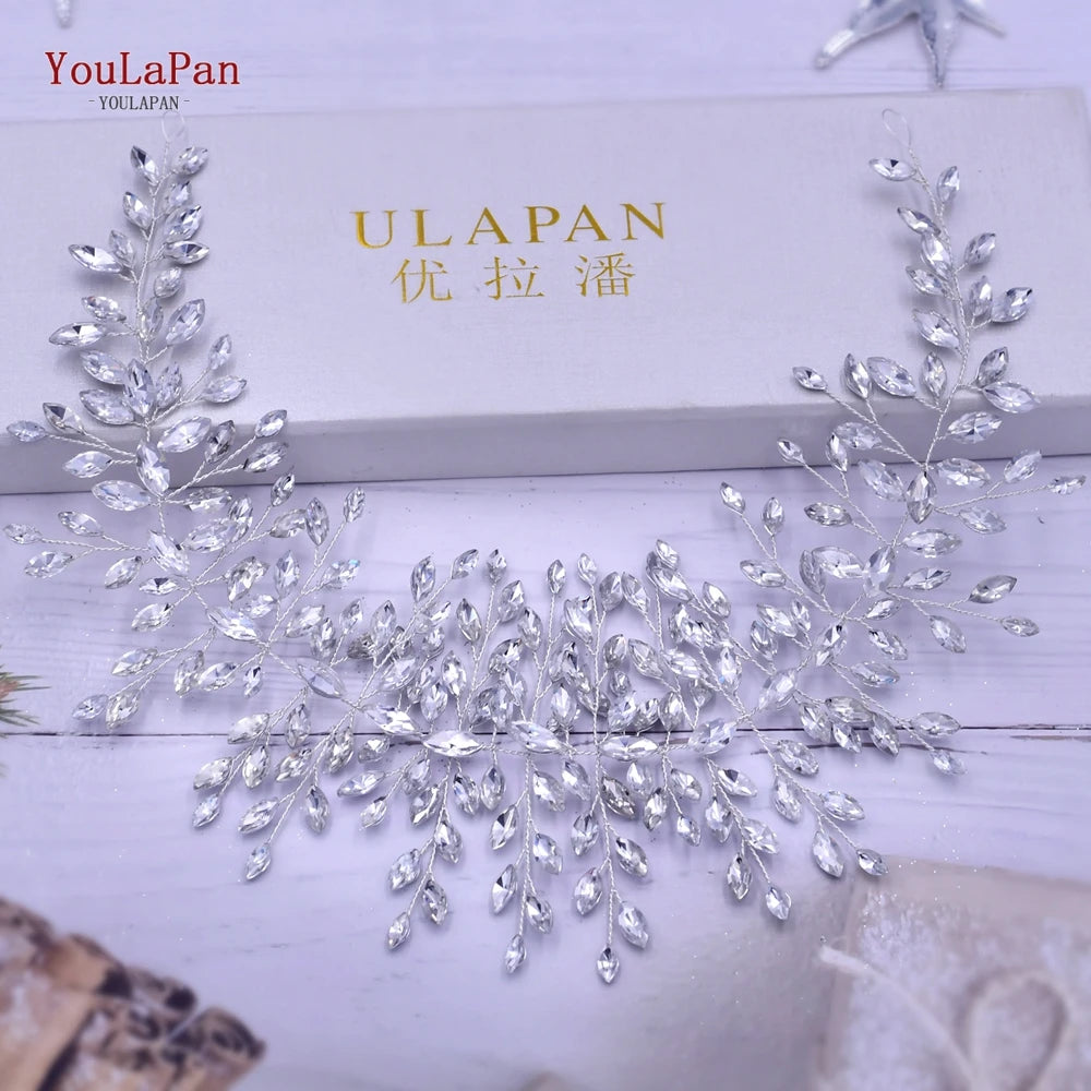 YouLaPan Bridal Rhinestone Belts Accessories Party Wedding Dress Belt Bride Sash Bridesmaid Handmade Gift SH237