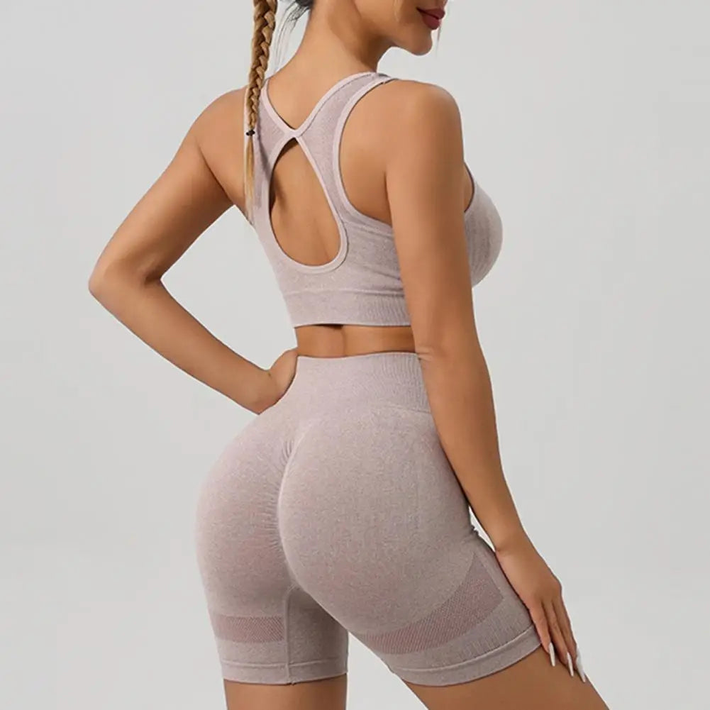 Women Sports Suit Yoga Outfit Exerction Set per le donne Mandgings High Waist Bra Fitness Outfit per il reggiseno da yoga da allenamento in palestra