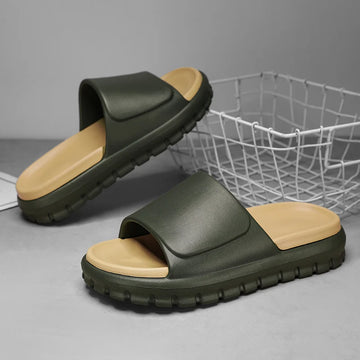 Summer New Men's Slippers Indoor Beach Sandals Outdoor Comfortable Soft Slides Flip-flops Men Women Bathroom Slippers Home Shoes