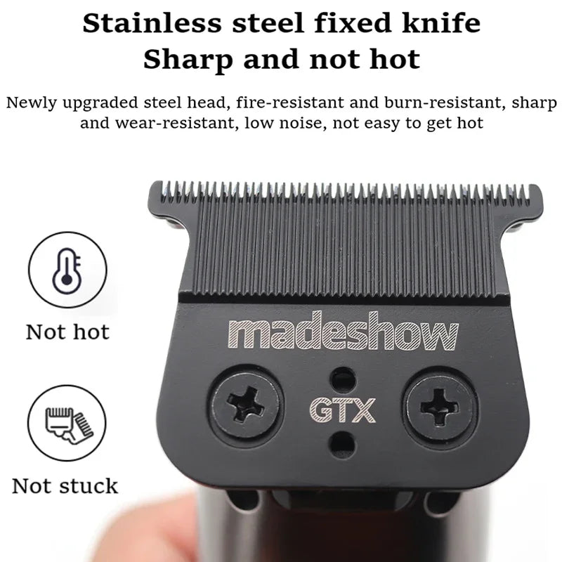 7000RPM Kulilang R55F Professional Hair Trimmer Machine with Replacement Blade Hair Cutting Machine Hair Clipper for Man