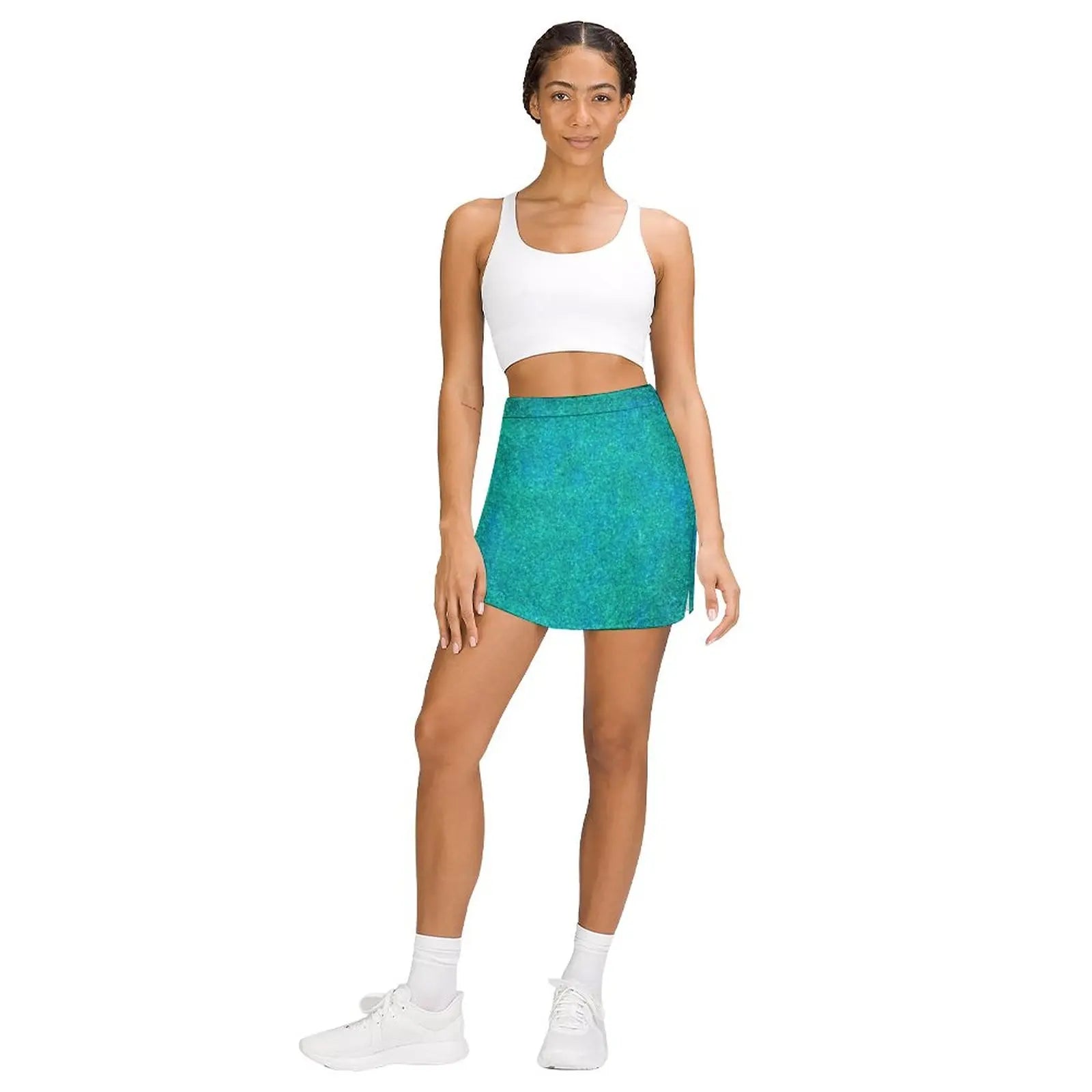 Turquoise Blue Green Mermaid Stardust Light Proof Trouser Skirt luxury clothes women Sexy mini skirt summer skirts