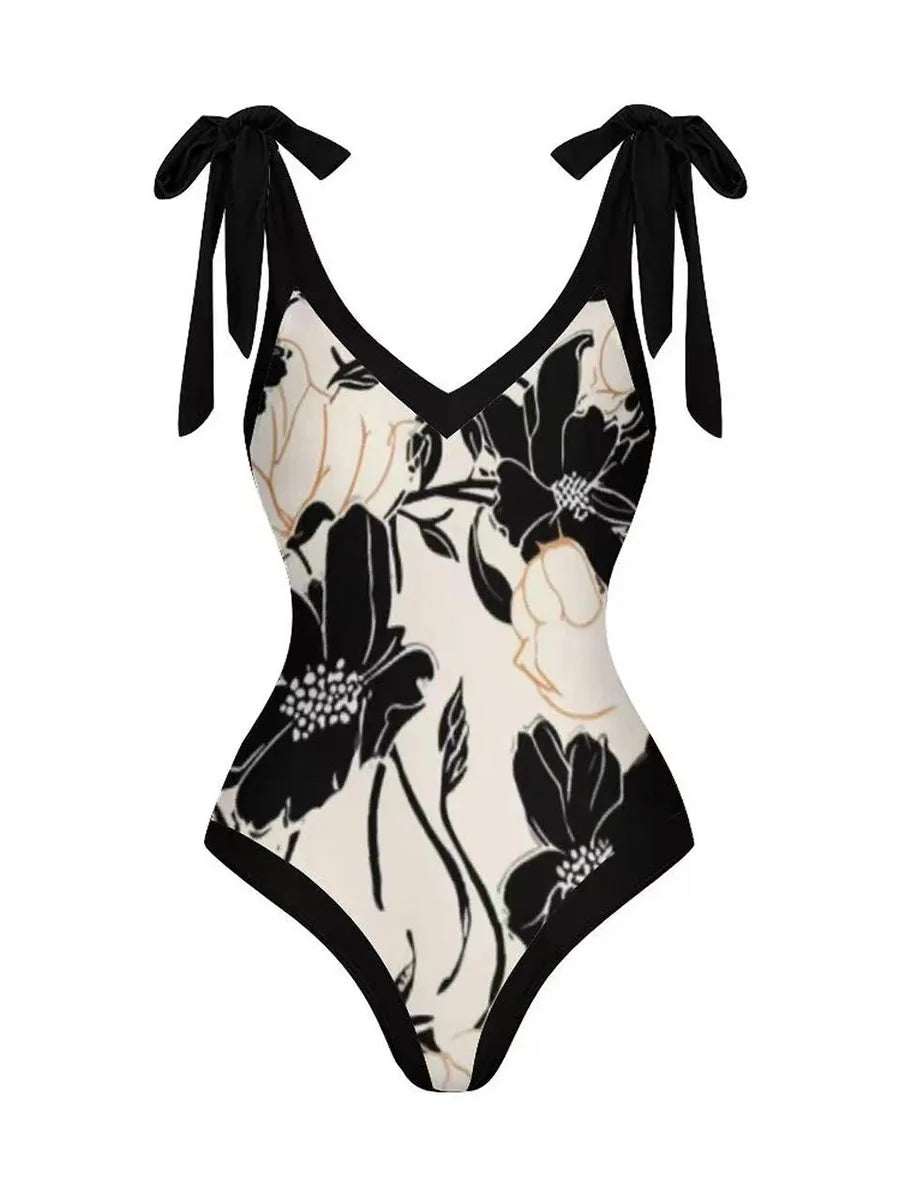 2024 String One pezzi Swimsuit & Scate Spaziata imbottita da bagno sexy da bagno abita da bagno femminile Swimming Summer abbigliamento da spiaggia da spiaggia