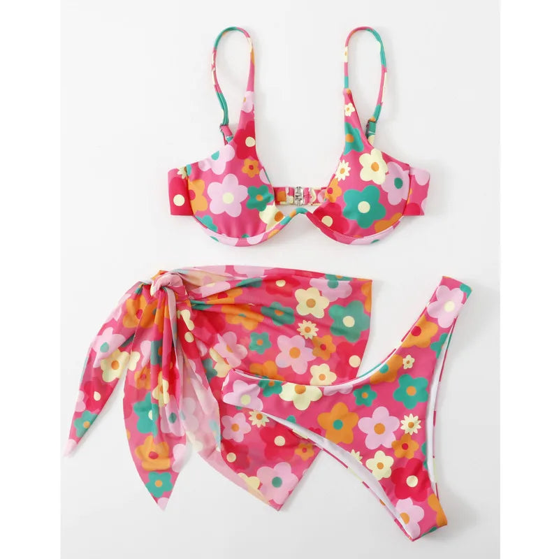 Summer sexy bikinis trajes de baño para mujeres empuje up up femenino de baño de baño bañador