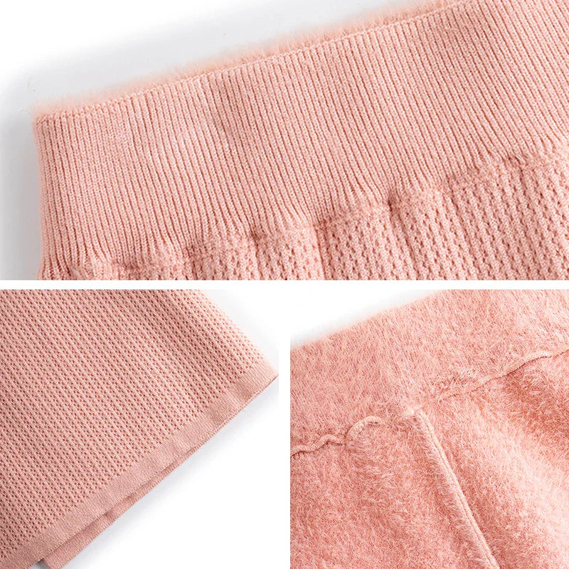 Women Sweater Skirt Pencil Knitted Skirt High Waist Skirts Womens Winter 2023 Long Warm Knitting Skirts Straight Split Bottoms