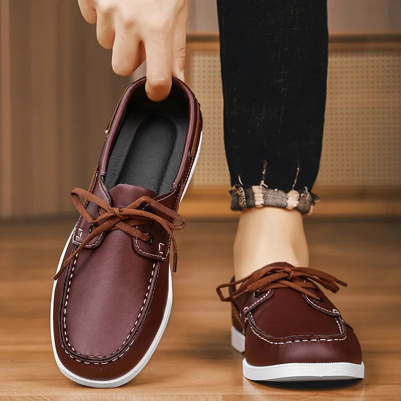 Classic Fashion Casual Shoes for Men Comfortable Flat Men's Loafers Shoes Large Size 48 Driving Shoes Men mocasines de hombre