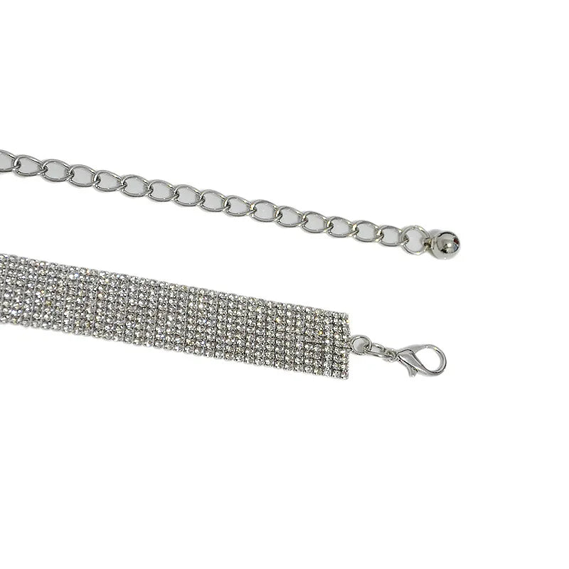 Personalized luxury rhinestone inlaid diamond Wedding chain waist chain belt