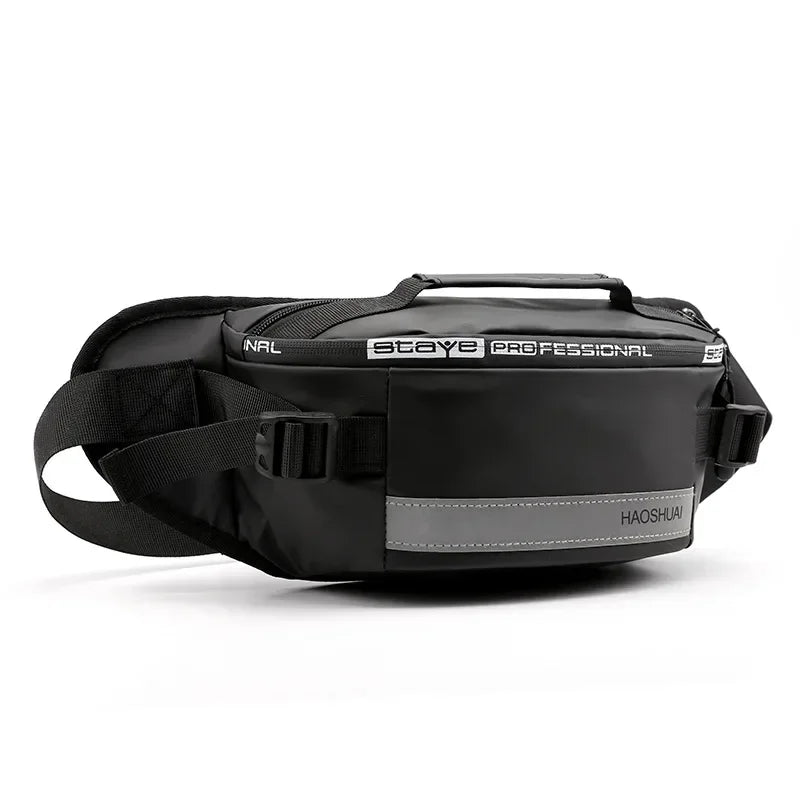 2024 Large Capacity Anti-theft Male Belt Close-Fitting Waist Bags Multi-Functional Shoulder Bag Men Nylon Fanny Chest Fanny Pack