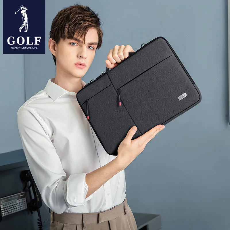 GOLF laptop bag men's business shoulder backpack multifunctional shockproof fashion protective sleeve 15 inch handbag