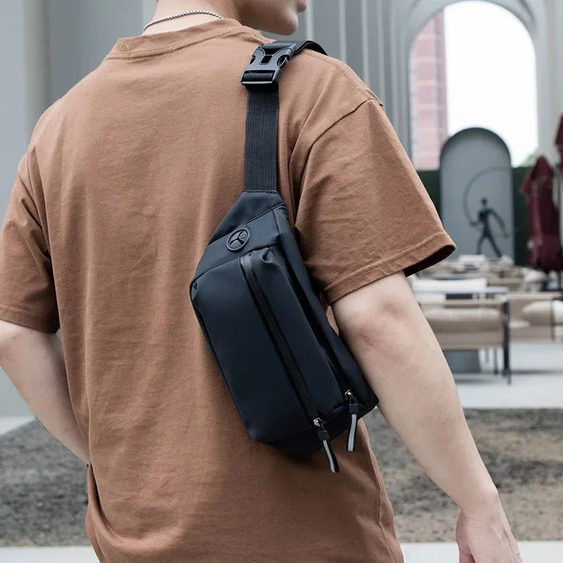 Men Waterproof Belt Bag Fashion Chest Pack Male Waterproof Waist Bag Outdoor Sport Pack Men's Travel Shoulder Bags Bolsa Cintura