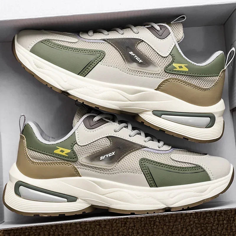 2025 Men's Must-Haves! Breathable Mesh Walking Shoes - Ideal for outdoor jogging and casual wear running shoes