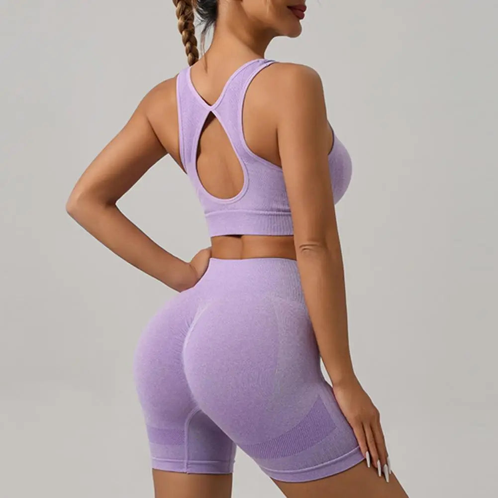 Women Sports Suit Yoga Outfit Exerction Set per le donne Mandgings High Waist Bra Fitness Outfit per il reggiseno da yoga da allenamento in palestra