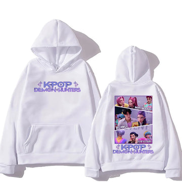 Kpop Demon Hunters BABY HUNTRIX Saja Boys Hoodies Casual Gift Sweatshirt Women Men High Street Pullovers Long Sleeve Streetwear