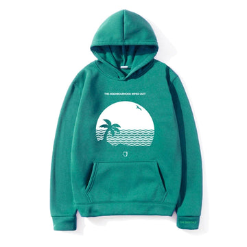 Autumn/Winter Wiped Out Hoodie Men's Aesthetic Pattern Street Wear T-The N Hoodie Men's and Women's Retro Warm Hoodie