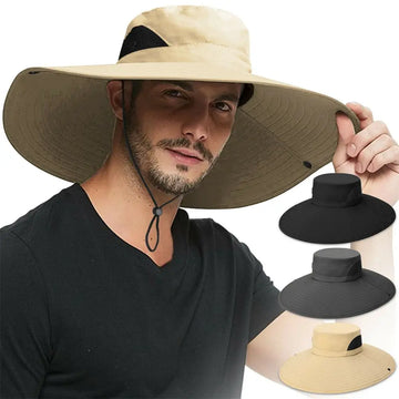 Boonie Bucket Cap Summer Fishing UV Sun Protection Men Women Wide Visor Brim Hat Outdoor hat