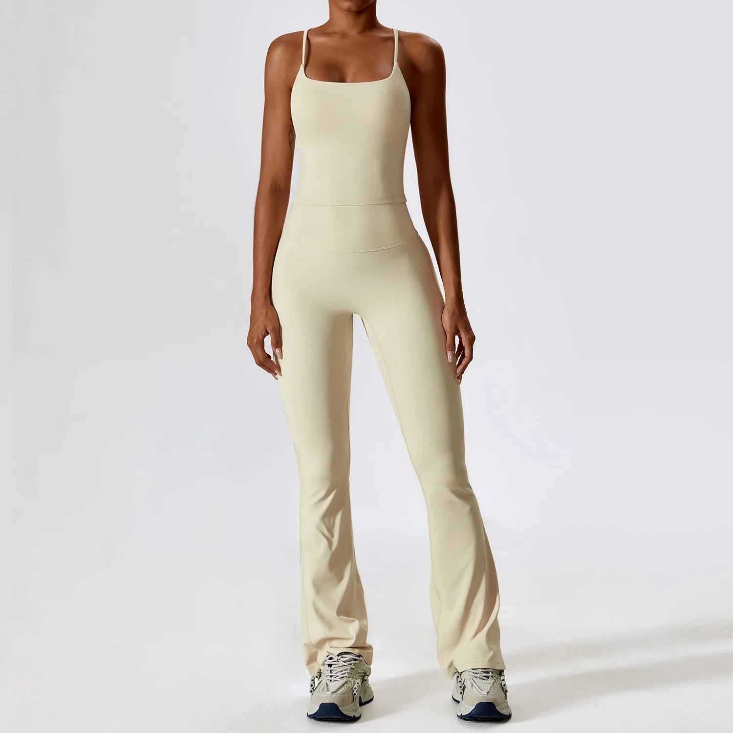 Yoga Set 2PCS Seamless Women Sportswear Workout Clothes Athletic Wear Gym Legging Fitness Bra Crop Top Long Sleeve Sports Suits