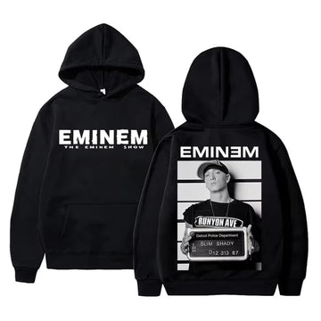 Eminem Shim Shady Hip Hop Hoodie Men's Fleece Cotton Hooded Sweatshirt Couple Fashion Vintage Top hoodies men clothing