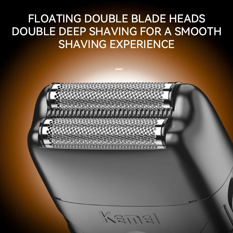 KEMEI KM-t95 Men's Electric Shaver Cordless Rechargeable Electric Shaver Men's Beard Trimmer Hair Clipper Shaver
