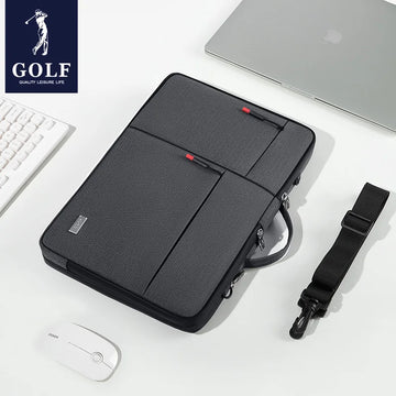 GOLF laptop bag men's business shoulder backpack multifunctional shockproof fashion protective sleeve 15 inch handbag