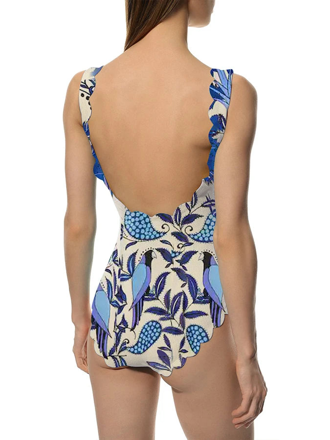 Printed Fashion Swimsuit and Beach Skirt Bikinis Sexy Erotic Suit Fashion Pieces for Slim Fit Luxury Summer Beach  Elegance